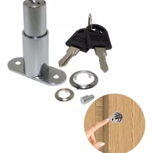 FECHADURA PINO PRESSÃO 32MM PARA PORTA DE CORRER E GAVETA